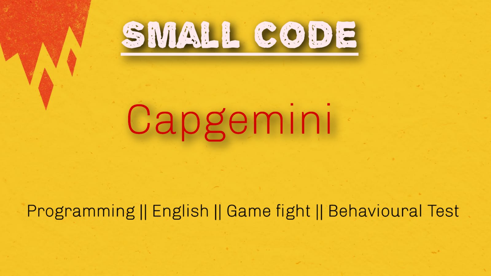Capgemini Previous Year Paper